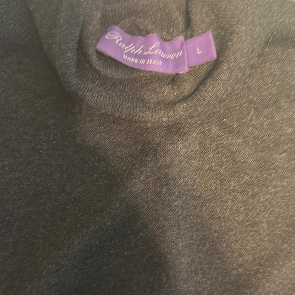 Purple Label made in Italy Ralph Lauren 100% Cashmere turtleneck.